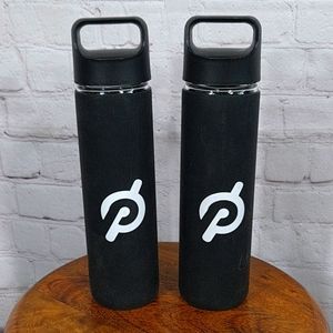 Peloton 18oz Glass Non Slip Water Bottle NWOT
